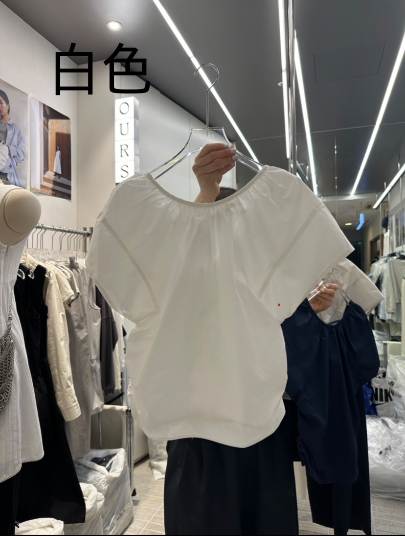 OURS韓國直郵東大門代購女裝新品真品人氣時尚24春夏襯衫蕾絲衫OURS襯衫/蕾絲衫圖色2