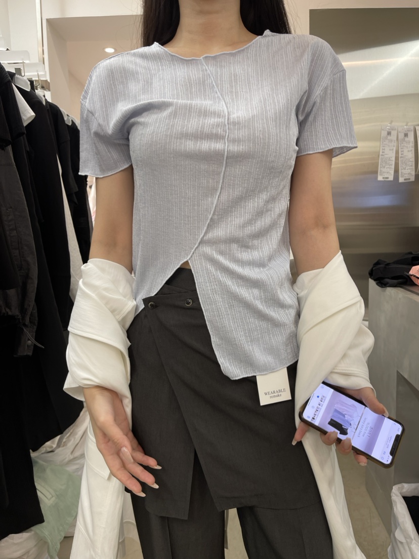 WEARABLE直郵韓國代購女裝新款時尚熱賣推薦人氣24春夏T恤WEARABLET恤圖色2