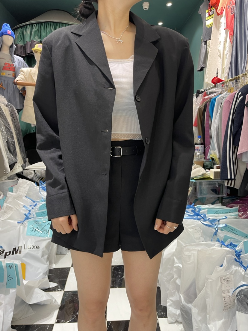 Three color韓國直郵女裝新款職業推薦24春夏休閑熱賣夾克Three color夾克圖色2