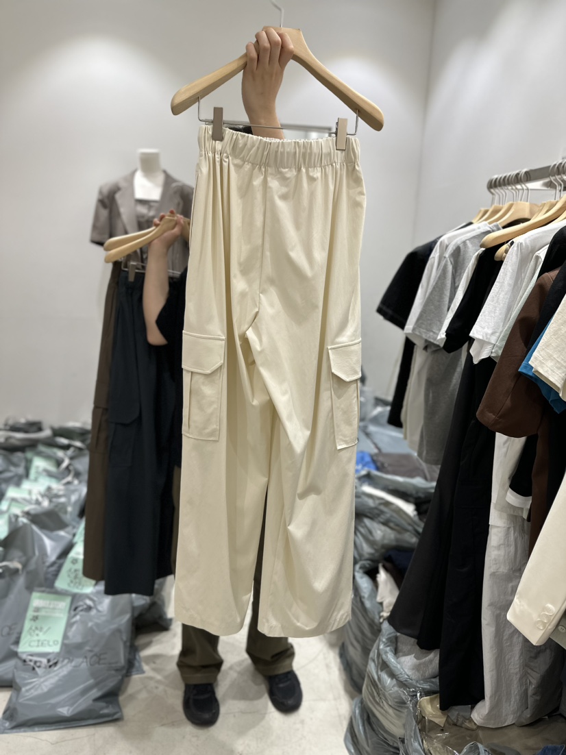 URBANSTORY韓國直郵女裝新款真品職業24春夏休閑時尚休閑褲Remaking/URBANSTORY休閑褲