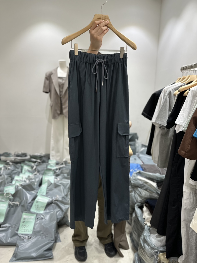 URBANSTORY韓國直郵女裝新款真品職業24春夏休閑時尚休閑褲Remaking/URBANSTORY休閑褲圖色2