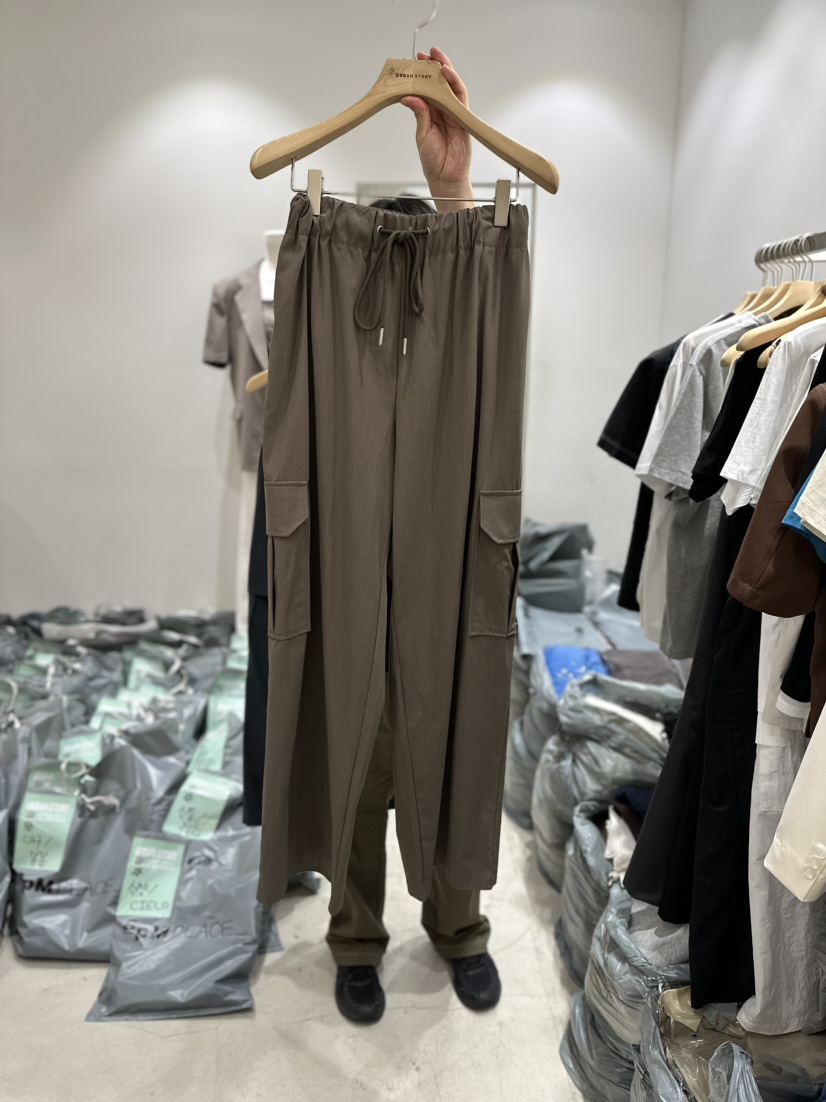 URBANSTORY韓國直郵女裝新款真品職業24春夏休閑時尚休閑褲Remaking/URBANSTORY休閑褲圖色3