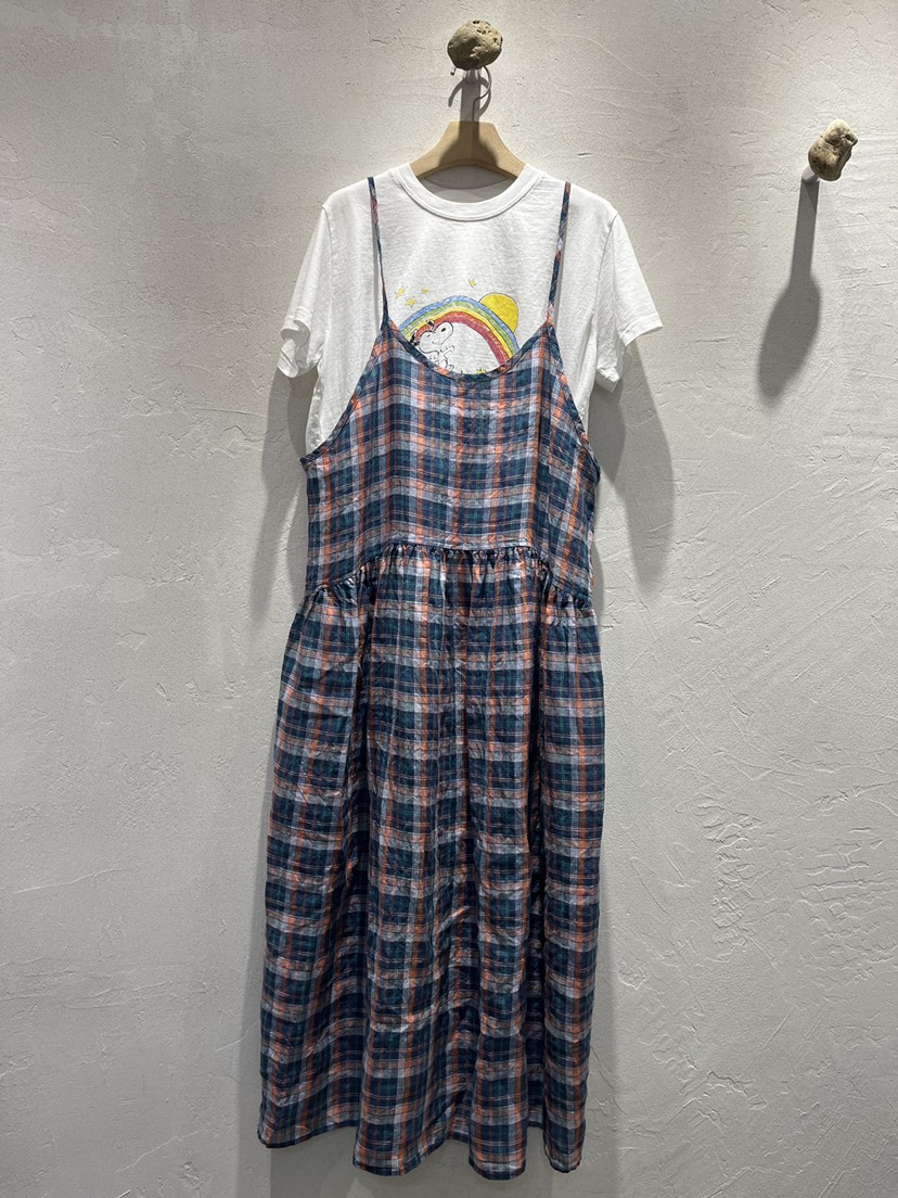 AT NOTE東大門代購女裝新品時尚人氣推薦連衣裙不含內搭格紋AT NOTE連衣裙圖色1