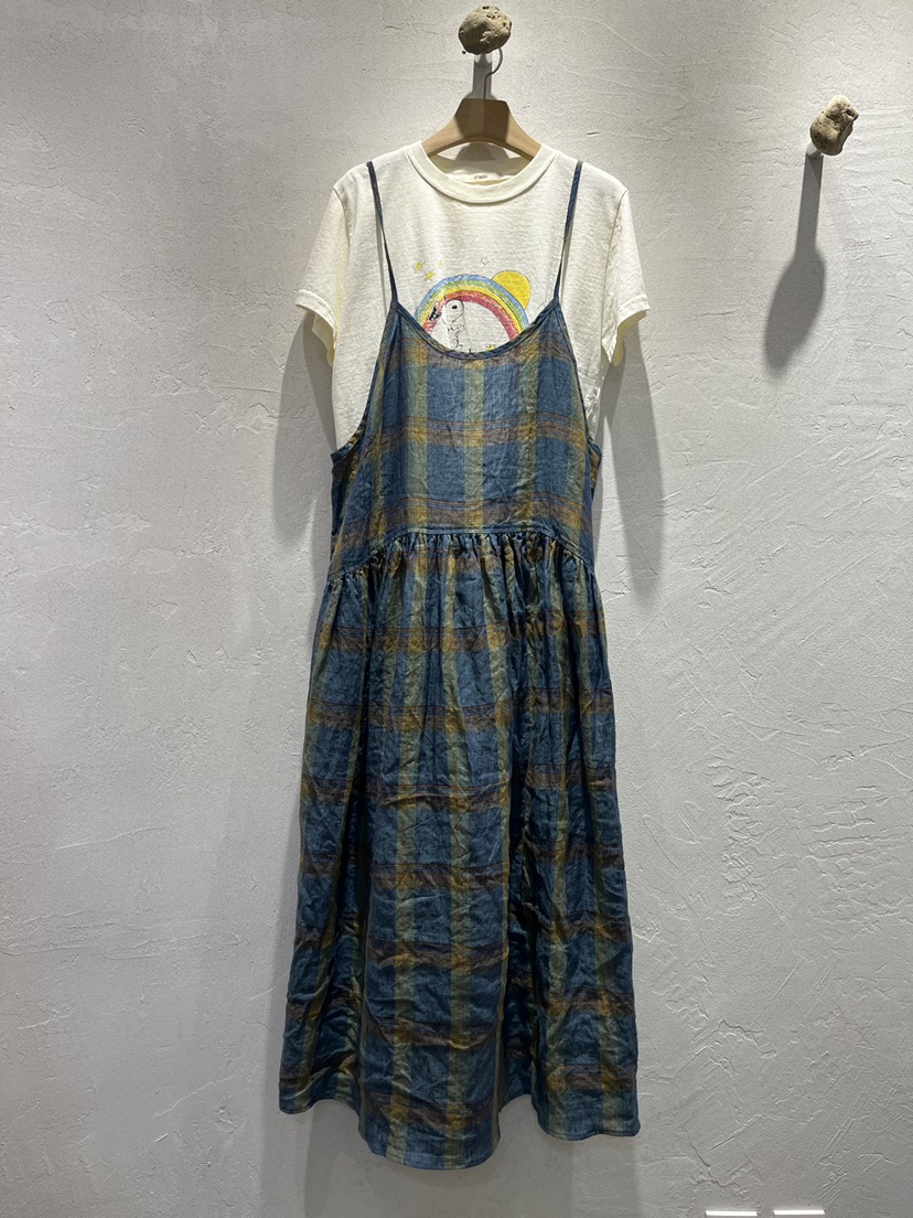 AT NOTE東大門代購女裝新品時尚人氣推薦連衣裙不含內搭格紋AT NOTE連衣裙圖色2