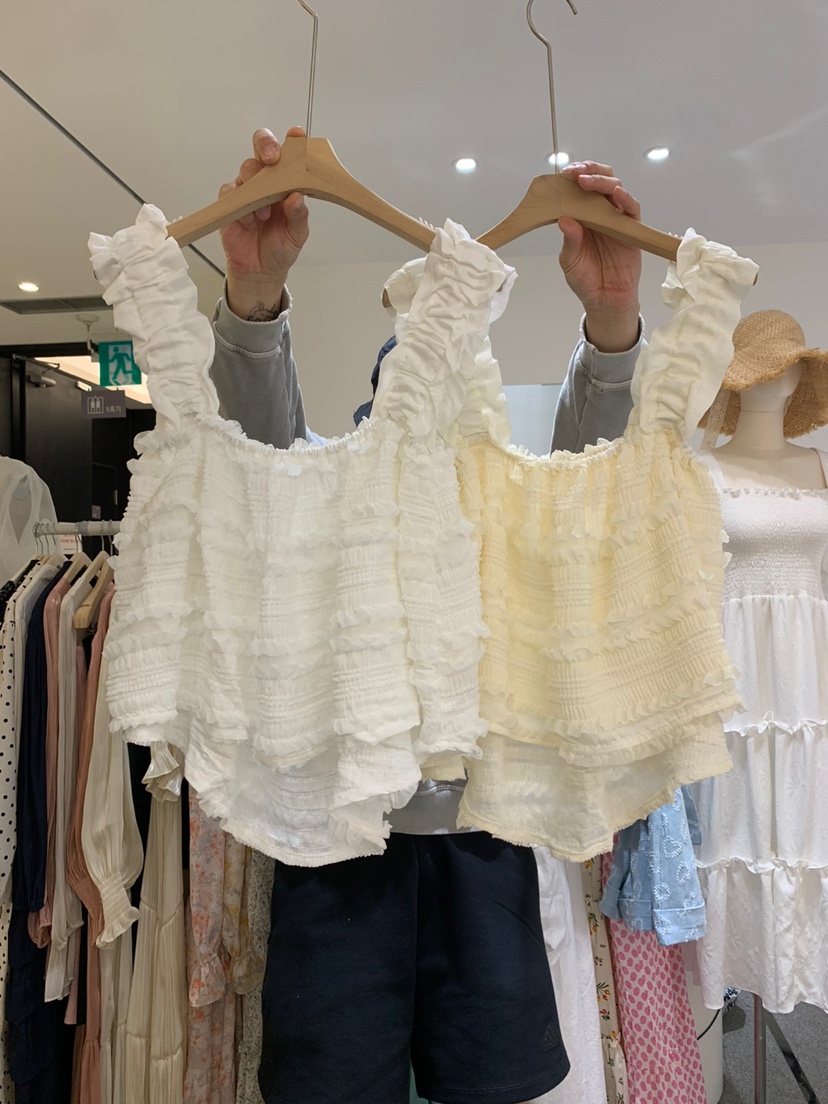 FABRIC韓國直郵東大門代購女裝新品職業推薦真品時尚吊帶背心FABRIC吊帶/背心