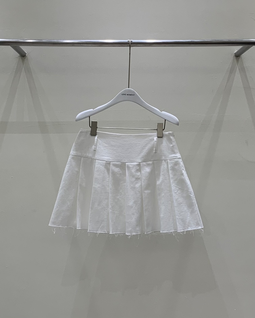 LOVE MOMENT韓國直郵東大門代購女裝新品職業推薦短裙百褶LOVE MOMENT短裙圖色2