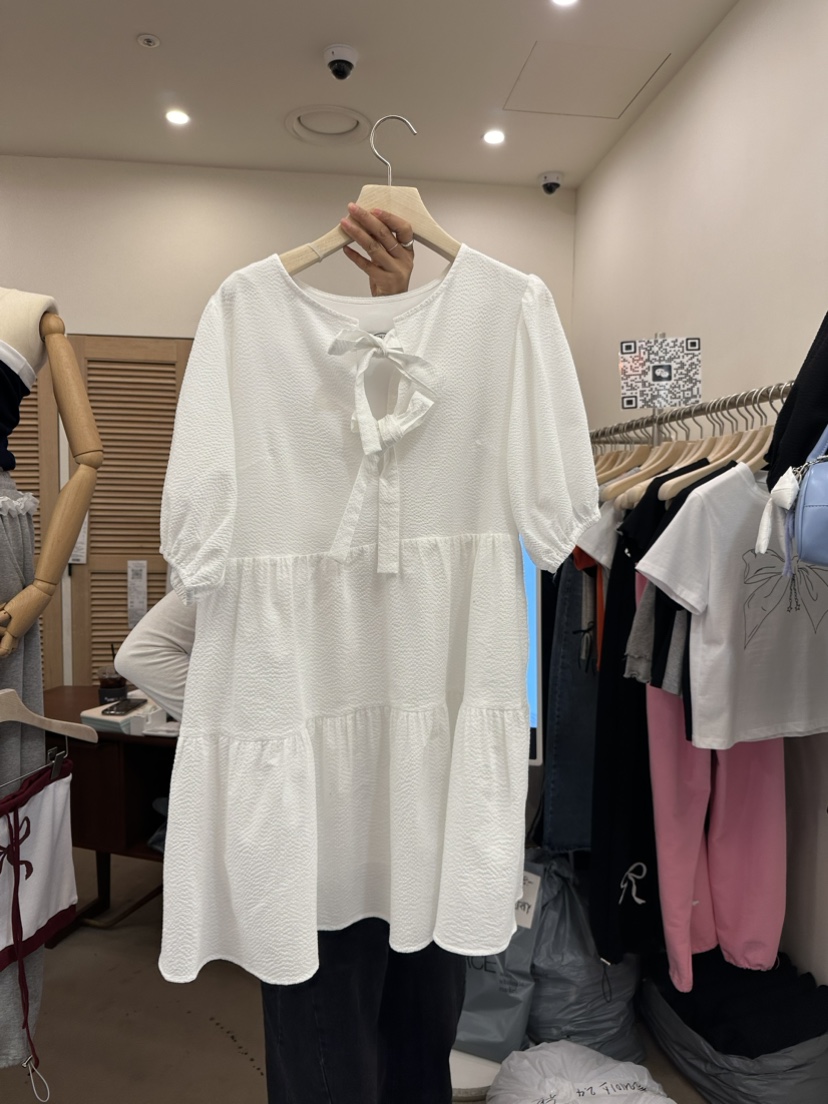 NUT韓國直郵東大門代購女裝新款24春夏職業時尚真品連衣裙NUT連衣裙圖色1