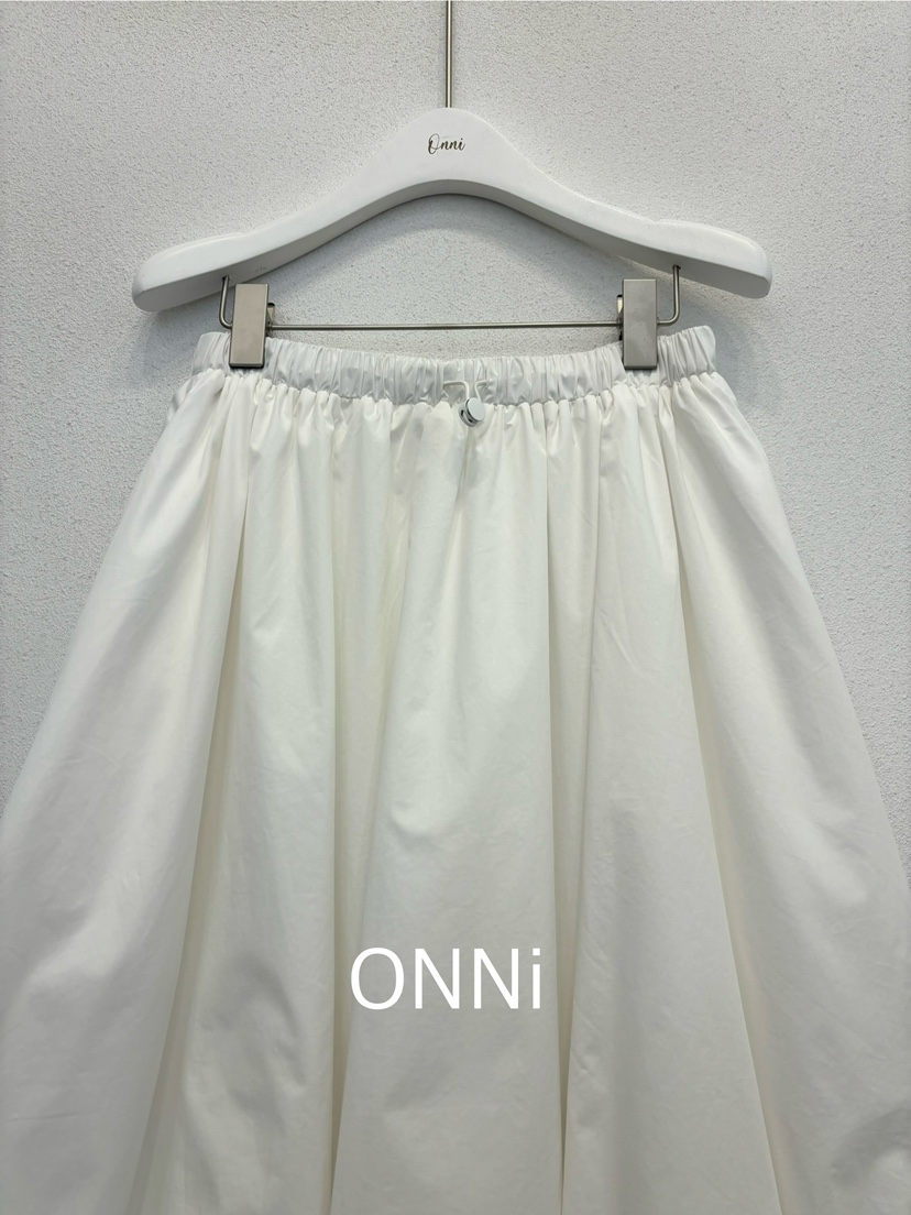 ONNI-P直郵韓國代購女裝新品24春夏熱賣推薦休閑職業長裙LADYBLACK長裙