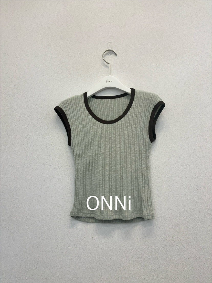 ONNI-P韓國直郵東大門代購女裝新品推薦職業熱賣人氣吊帶背心LADYBLACK吊帶/背心圖色2