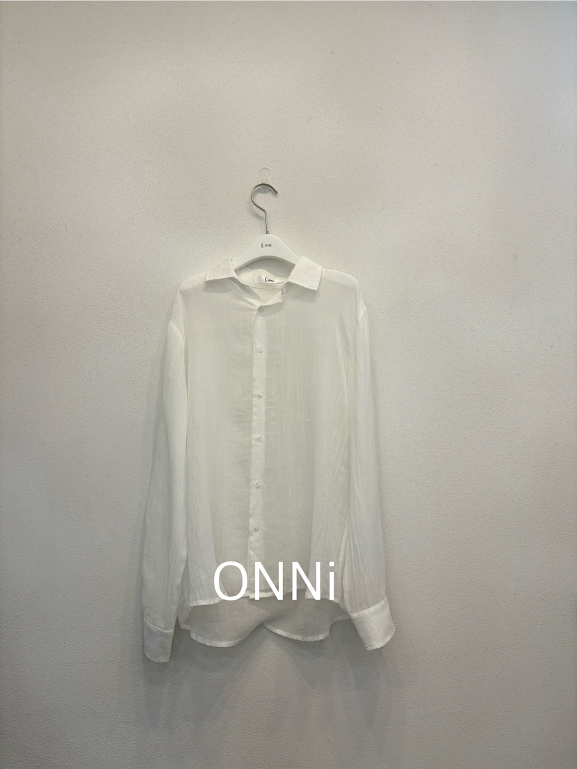 ONNI-P韓國直郵女裝新款熱賣職業24春夏推薦休閑襯衫蕾絲衫LADYBLACK襯衫/蕾絲衫圖色3