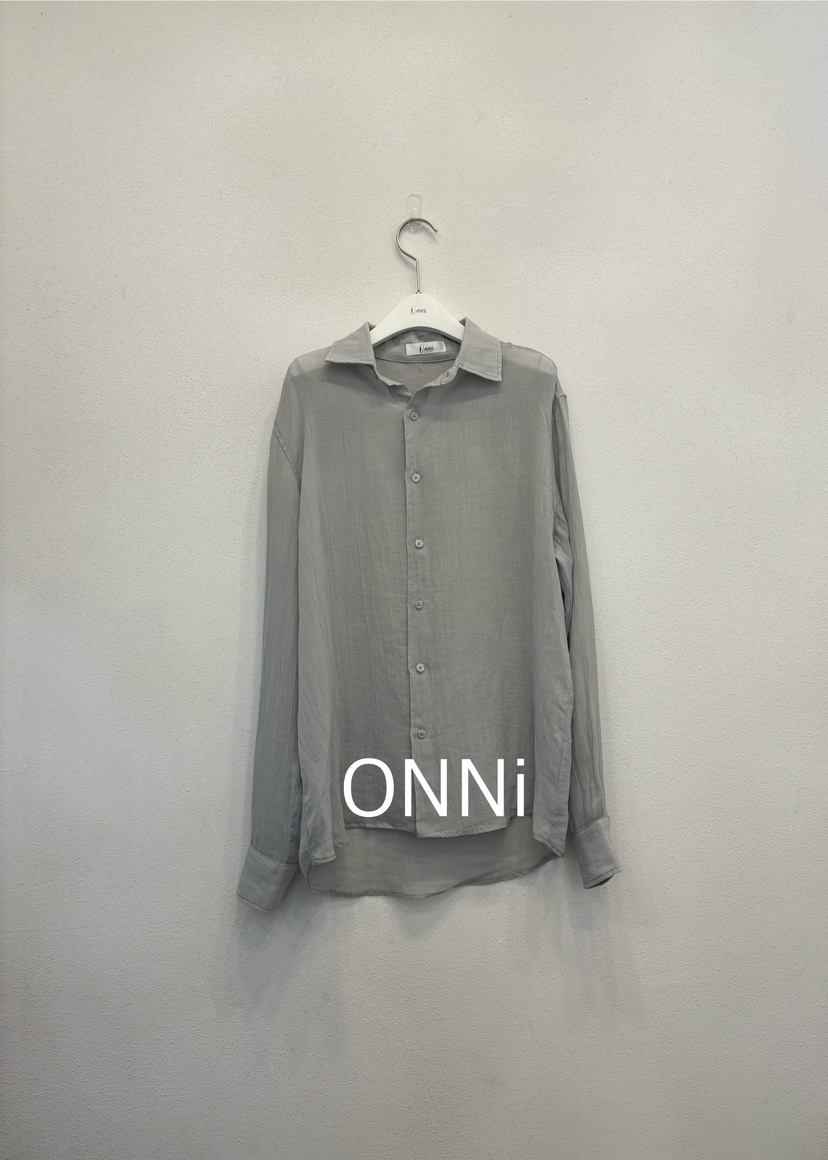 ONNI-P韓國直郵女裝新款熱賣職業24春夏推薦休閑襯衫蕾絲衫LADYBLACK襯衫/蕾絲衫圖色4