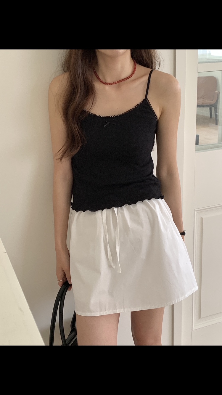 ROUGH直郵韓國代購女裝新款職業熱賣真品休閑吊帶背心可愛的ROUGH吊帶/背心