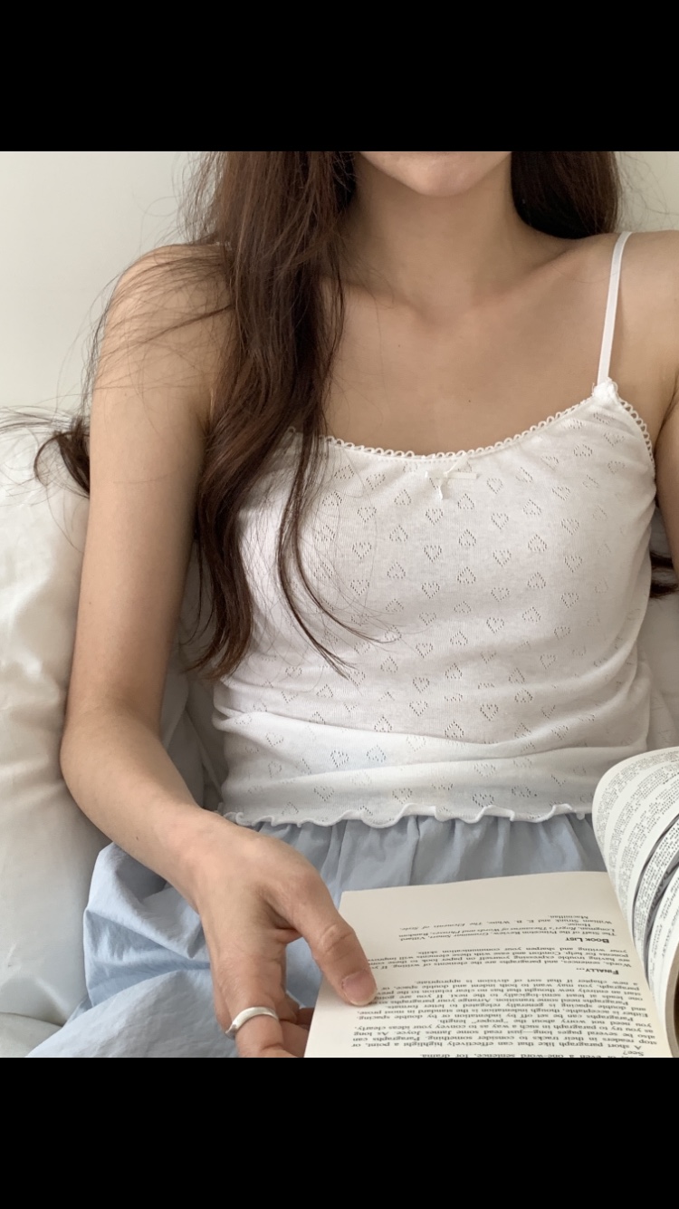 ROUGH直郵韓國代購女裝新款職業熱賣真品休閑吊帶背心可愛的ROUGH吊帶/背心