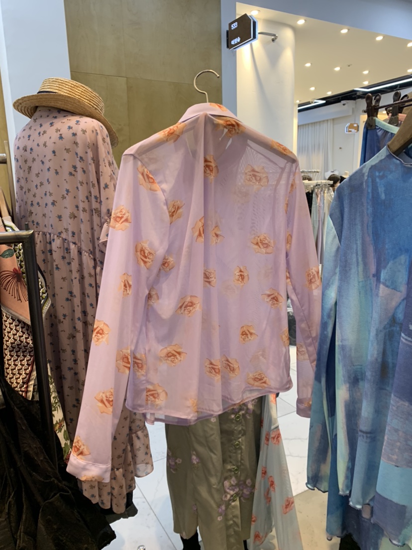 SUISUI韓國直郵女裝新品熱賣人氣推薦真品24春夏襯衫蕾絲衫SUISUI襯衫/蕾絲衫