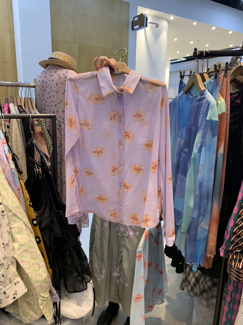 SUISUI韓國直郵女裝新品熱賣人氣推薦真品24春夏襯衫蕾絲衫SUISUI襯衫/蕾絲衫圖色2