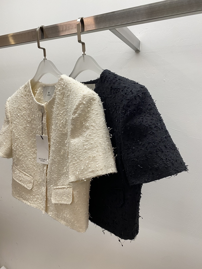 WEARABLE韓國直郵女裝新品職業休閑推薦24春夏人氣夾克花呢WEARABLE夾克