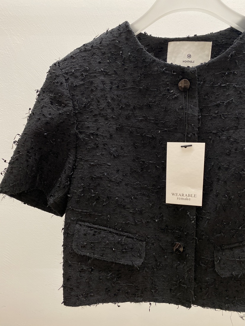 WEARABLE韓國直郵女裝新品職業休閑推薦24春夏人氣夾克花呢WEARABLE夾克