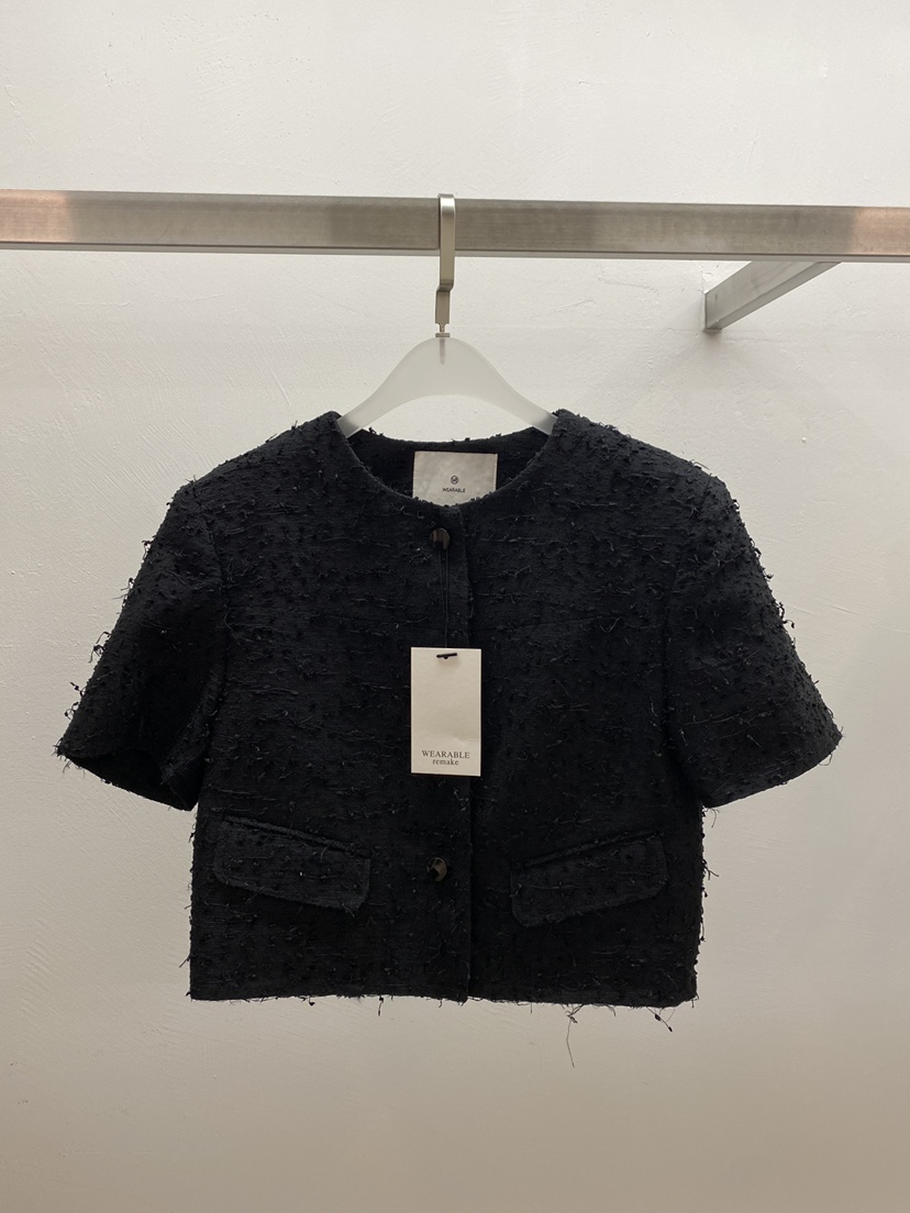 WEARABLE韓國直郵女裝新品職業休閑推薦24春夏人氣夾克花呢WEARABLE夾克圖色2