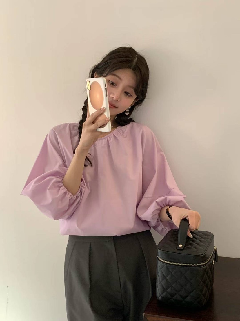 EGG/DS訂貨周期長直郵韓國代購女裝新款時尚休閑襯衫蕾絲衫PROJECT ELF/ELF-L襯衫/蕾絲衫