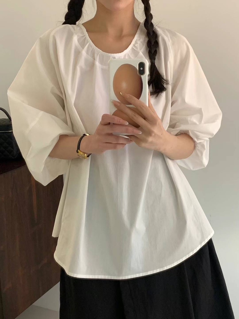 EGG/DS訂貨周期長直郵韓國代購女裝新款時尚休閑襯衫蕾絲衫PROJECT ELF/ELF-L襯衫/蕾絲衫