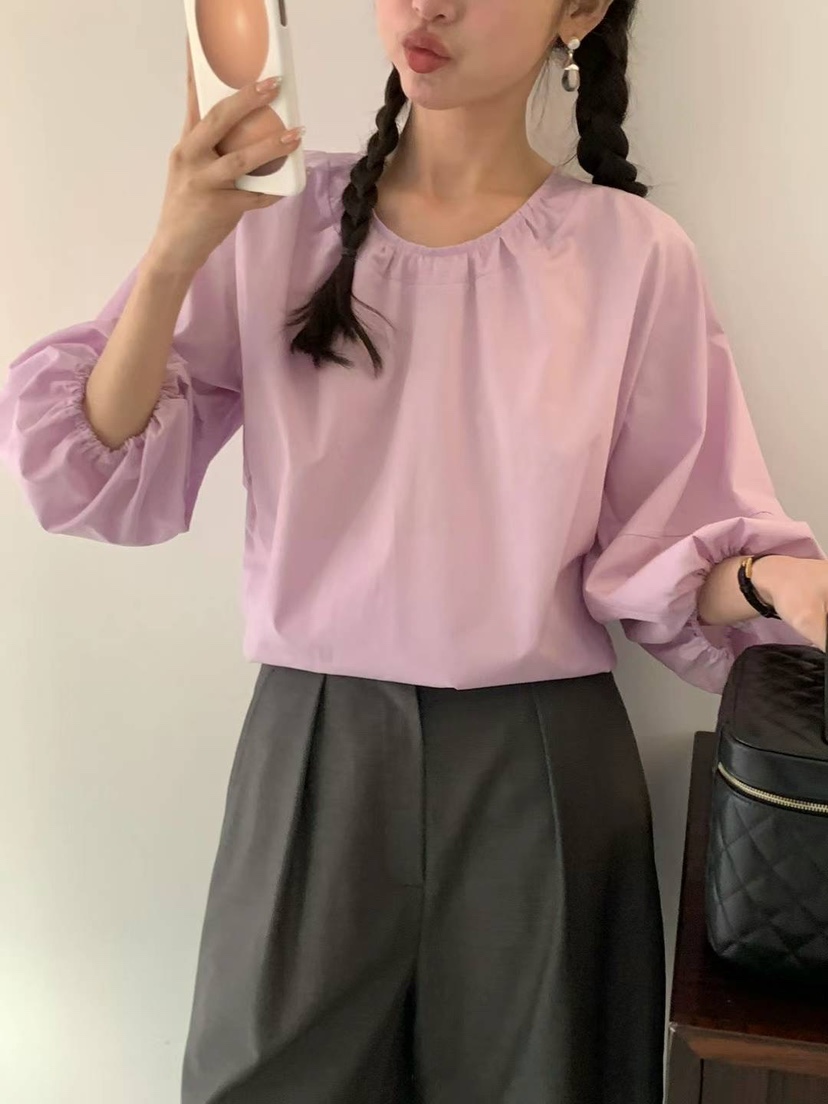 EGG/DS訂貨周期長直郵韓國代購女裝新款時尚休閑襯衫蕾絲衫PROJECT ELF/ELF-L襯衫/蕾絲衫圖色3