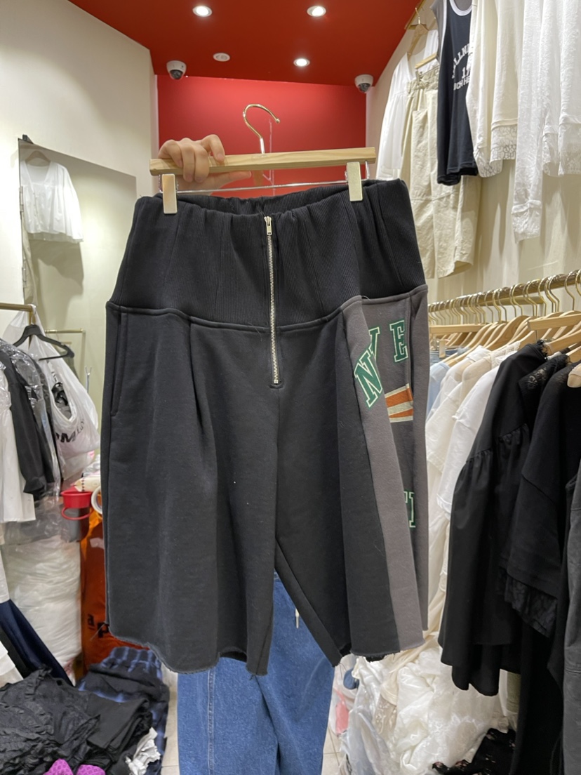 FRANC韓國直郵東大門代購女裝新品時尚熱賣休閑推薦短褲拉鏈FRANC短褲圖色2
