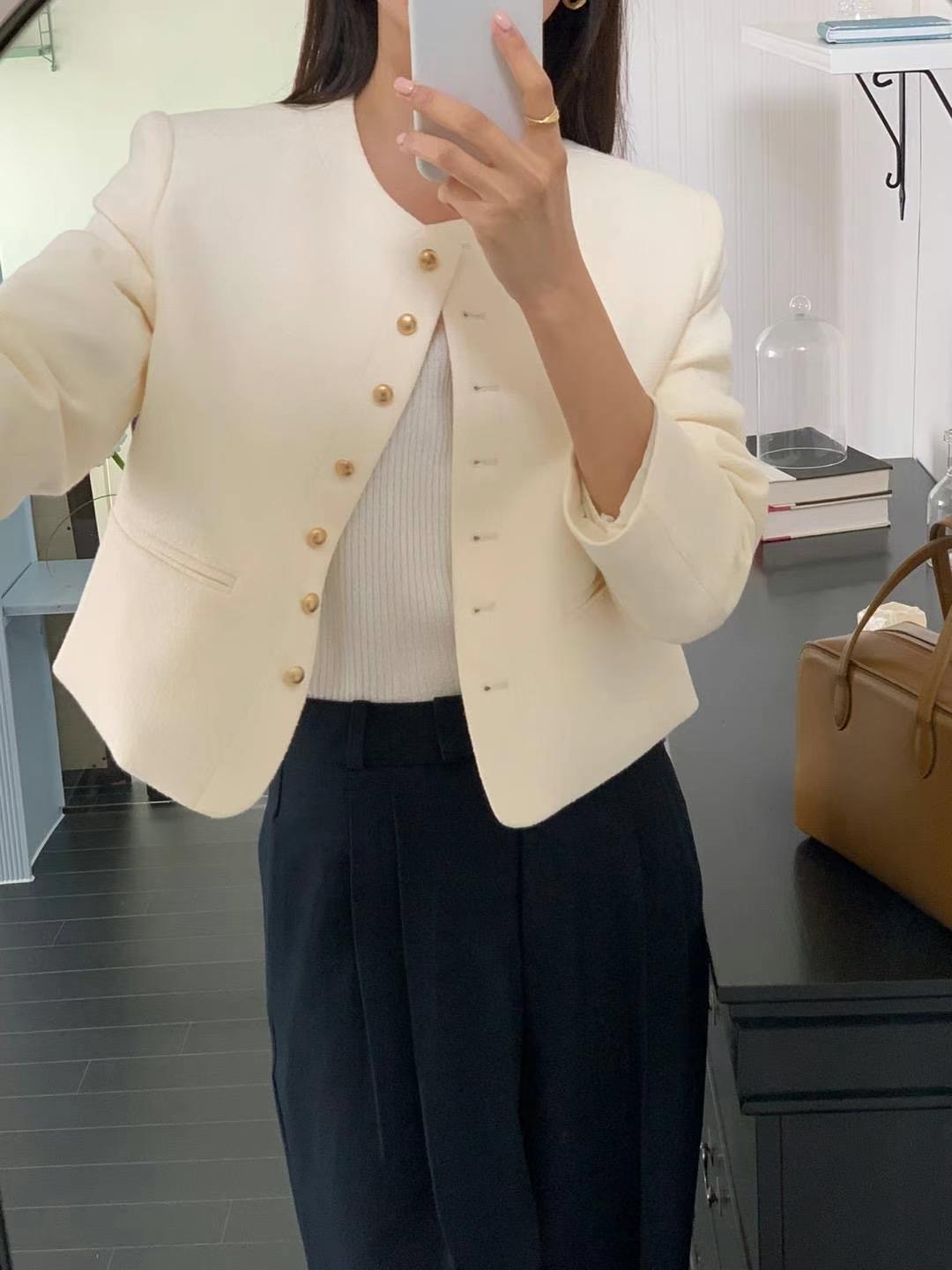 FLUTTER韓國直郵東大門代購女裝新款休閑24春夏真品熱賣夾克FLUTTER/INOUF夾克圖色2