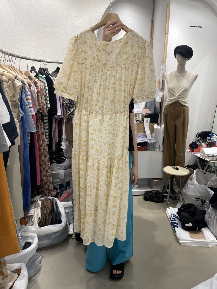 MONDAY TO SUNDAY直郵韓國代購女裝新品24春夏真品連衣裙MONDAY TO SUNDAY連衣裙
