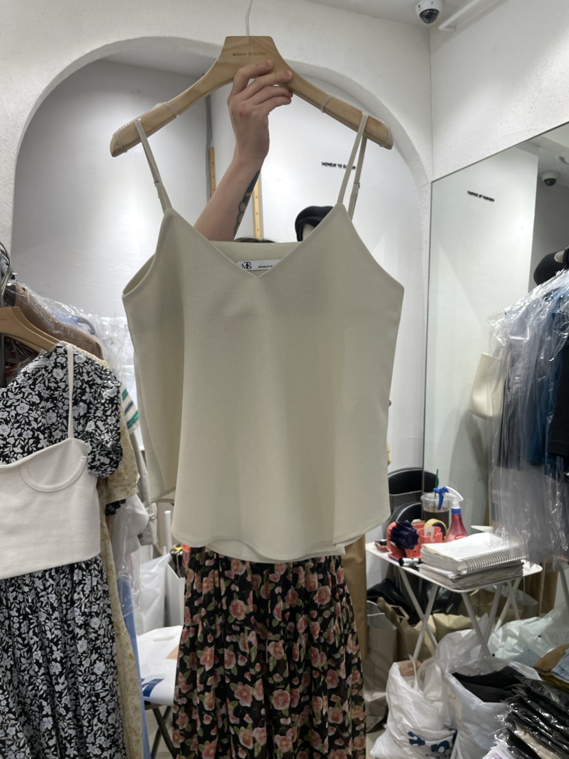 MONDAY TO SUNDAY韓國直郵東大門代購女士新款24春夏吊帶背心MONDAY TO SUNDAY吊帶/背心圖色3
