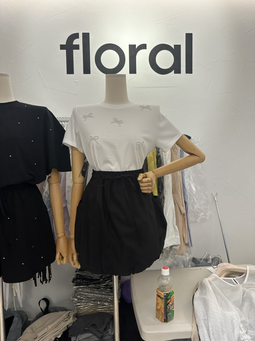 FLORAL直郵韓國代購女裝新品推薦職業時尚真品熱賣休閑短裙floral短裙