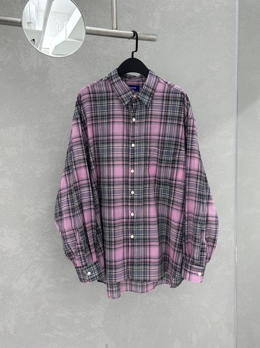 HESTORY韓國直郵東大門實拍女裝新品真品人氣襯衫蕾絲衫格紋HESTORY襯衫/蕾絲衫