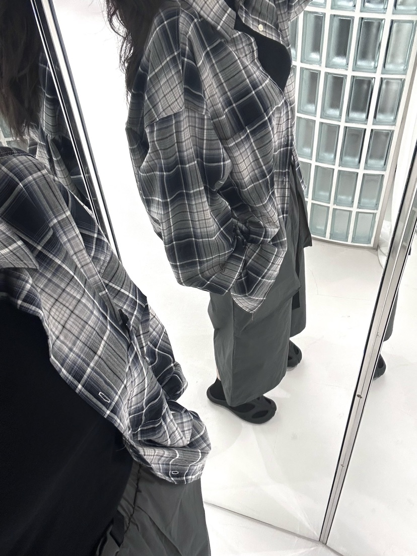 HESTORY韓國直郵東大門實拍女裝新品真品人氣襯衫蕾絲衫格紋HESTORY襯衫/蕾絲衫