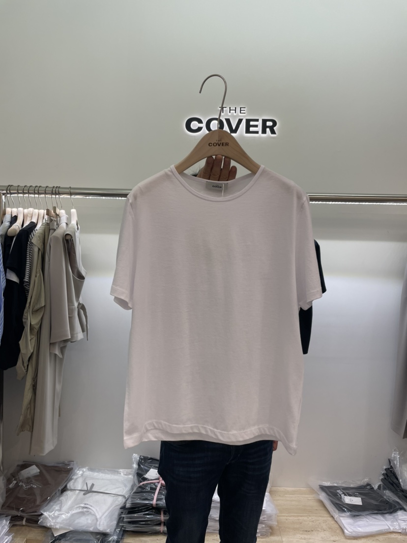 THE COVER韓國直郵東大門實拍女裝新品24春夏職業時尚T恤THE COVERT恤圖色1