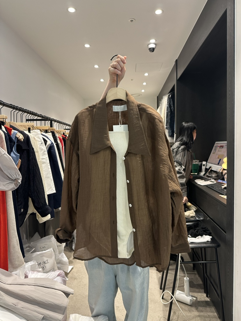 VASIL韓國直郵東大門代購女裝新款熱賣職業襯衫蕾絲衫不含內搭VASIL襯衫/蕾絲衫圖色2
