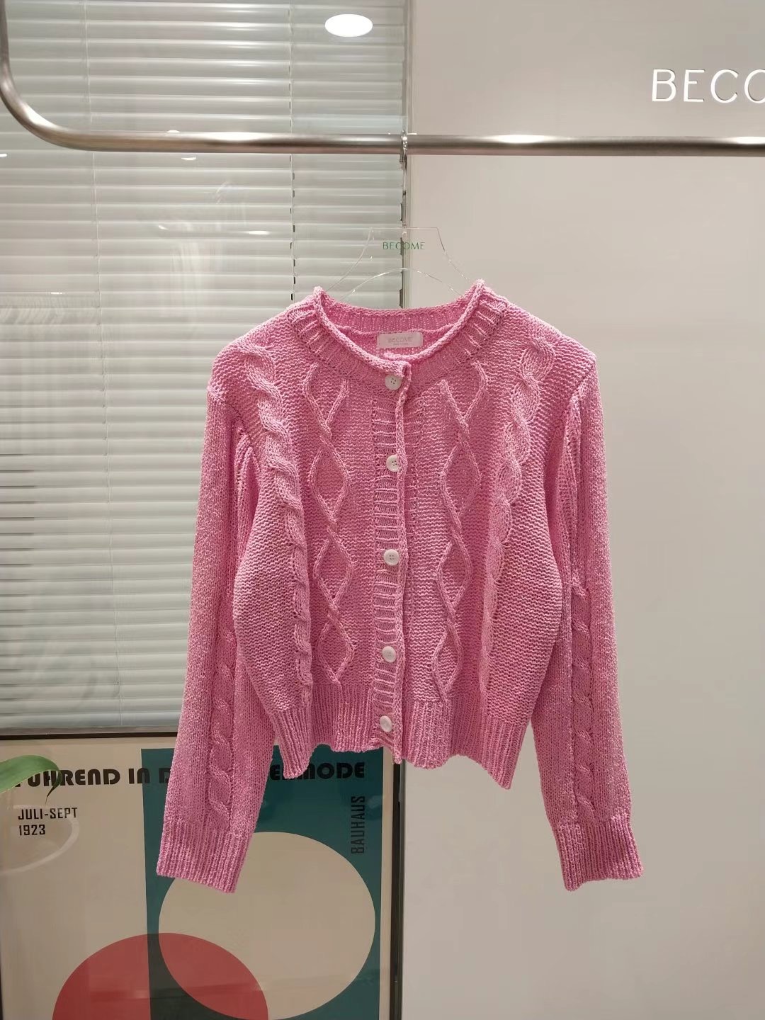 BECOME直郵韓國代購女裝新品推薦人氣真品24春夏職業毛衣BECOME毛衣