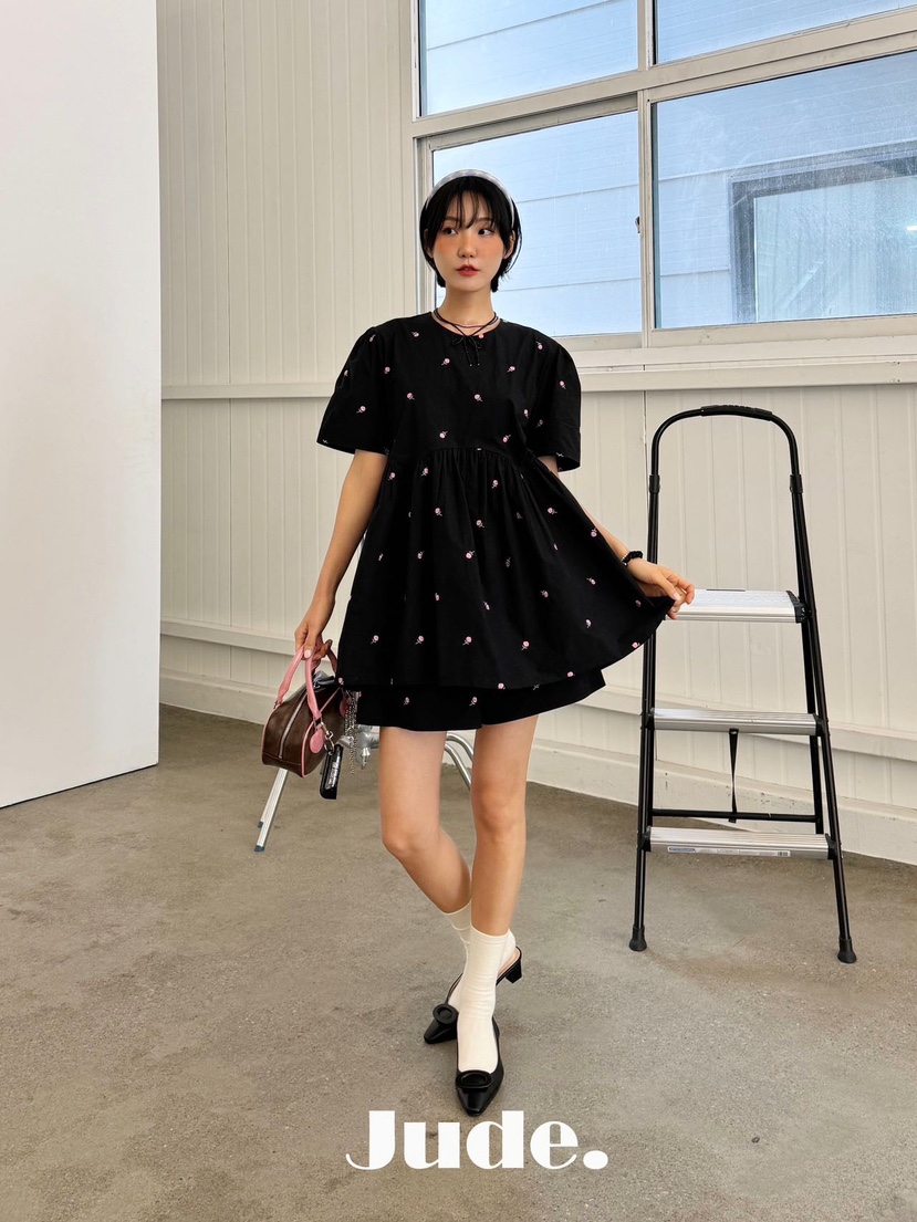 HEYJUDE韓國直郵東大門實拍女裝新款真品時尚職業推薦連衣裙HEYJUDE連衣裙圖色1