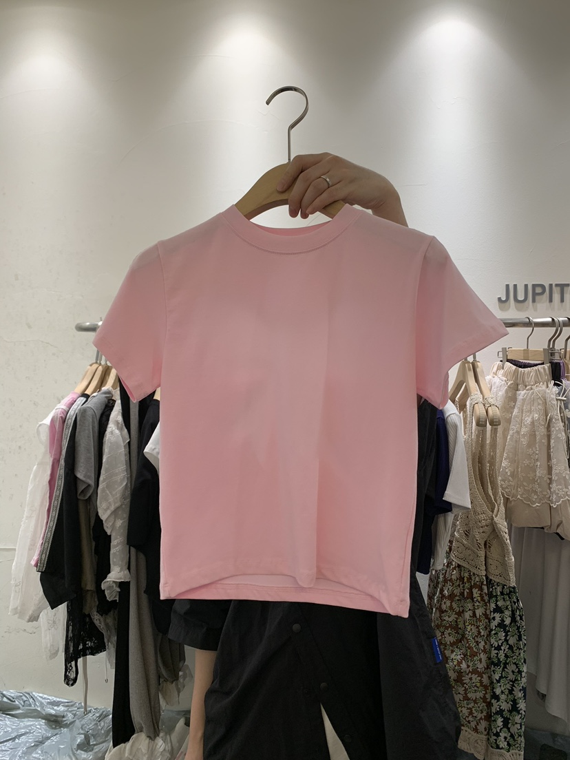 JUPITER韓國直郵女裝新品時尚職業推薦真品休閑人氣24春夏T恤JUPITERT恤圖色1