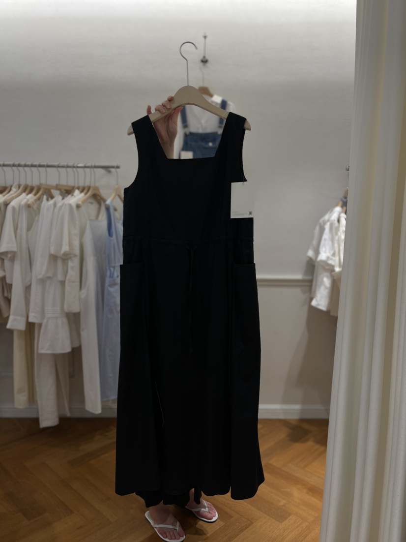 OVERTAKE直郵韓國代購女裝新品熱賣人氣24春夏連衣裙口袋OVERTAKE連衣裙圖色3