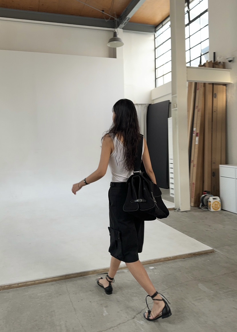 OUPPT韓國直郵東大門代購女裝新品職業時尚真品24春夏短褲OUPPT短褲