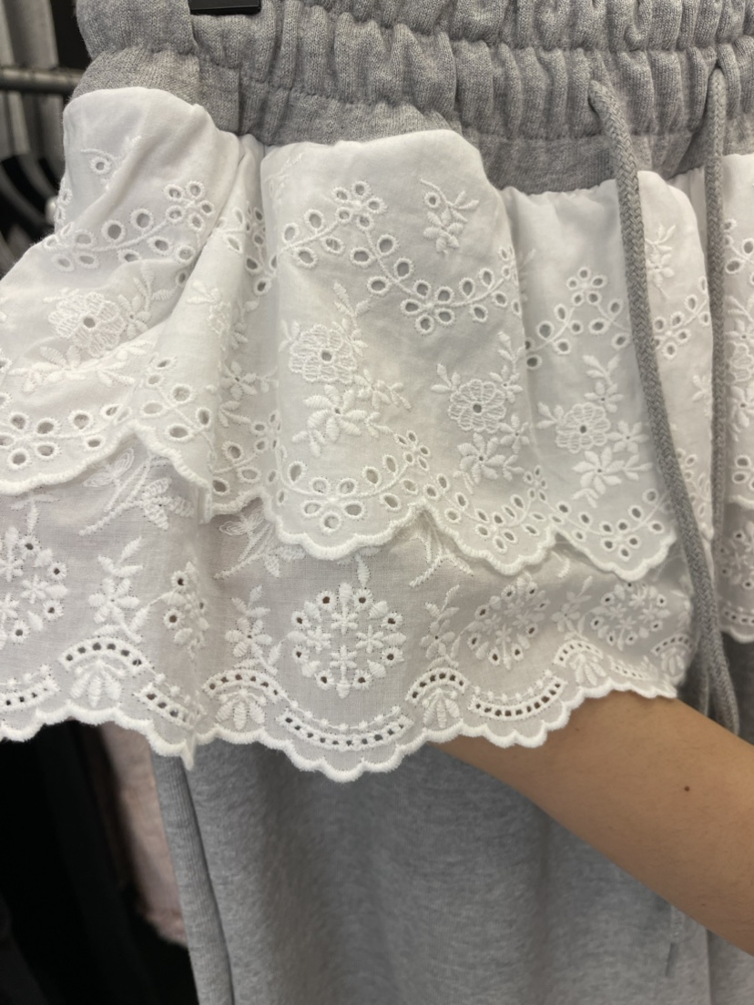 PROJECT ELF/ELF韓國直郵女裝新品真品24春夏推薦裙褲蕾絲OURMOMENT裙褲