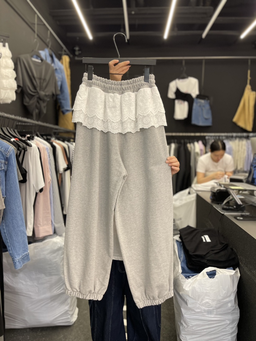 PROJECT ELF/ELF韓國直郵女裝新品真品24春夏推薦裙褲蕾絲OURMOMENT裙褲