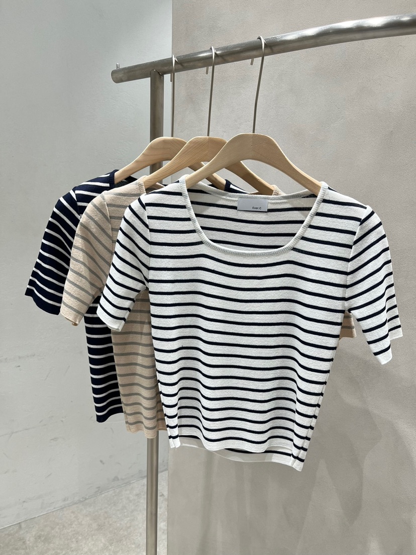 BLACK LABEL韓國直郵東大門實拍女裝新品時尚24春夏人氣T恤EVERCOMMERCE METICULOUSLY DESIGNEDT恤
