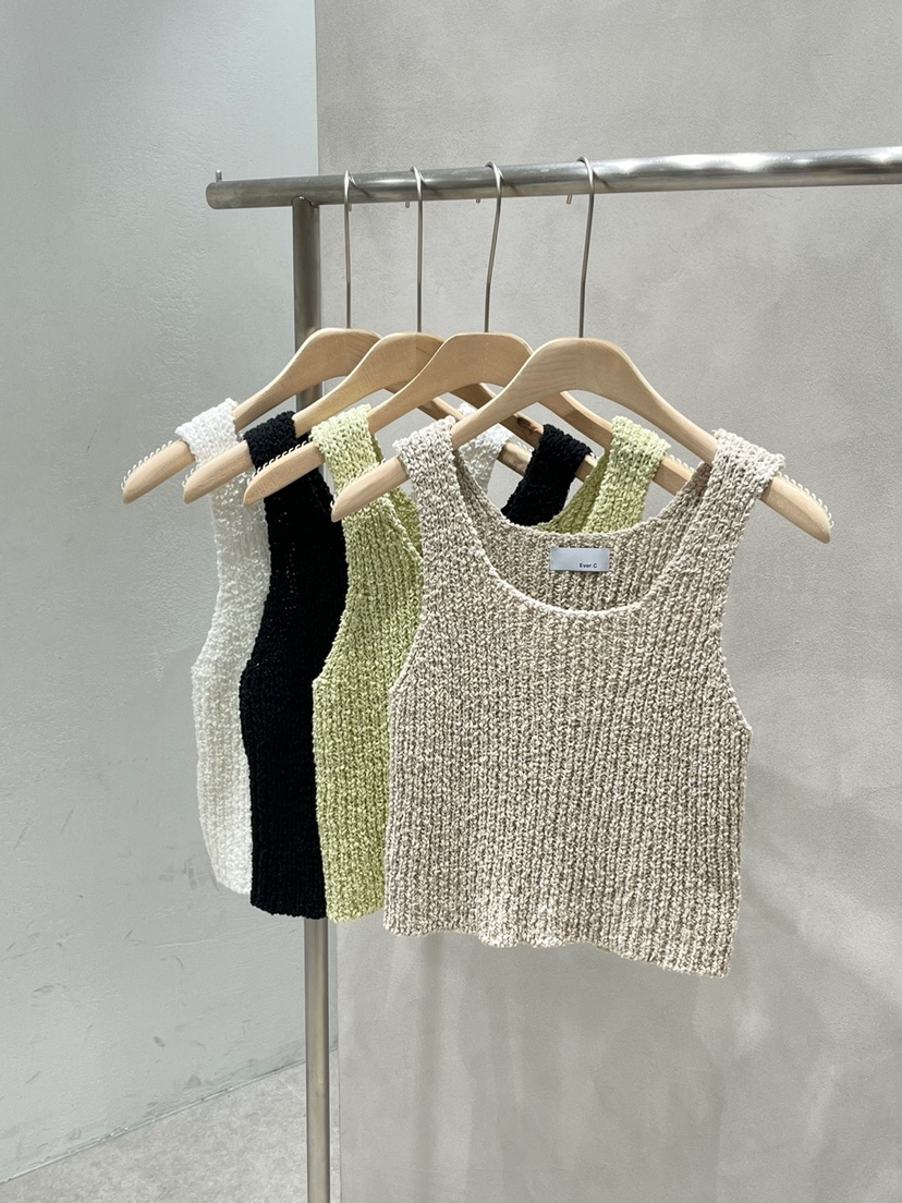 BLACK LABEL直郵韓國代購女裝新品24春夏熱賣時尚吊帶背心EVERCOMMERCE METICULOUSLY DESIGNED吊帶/背心
