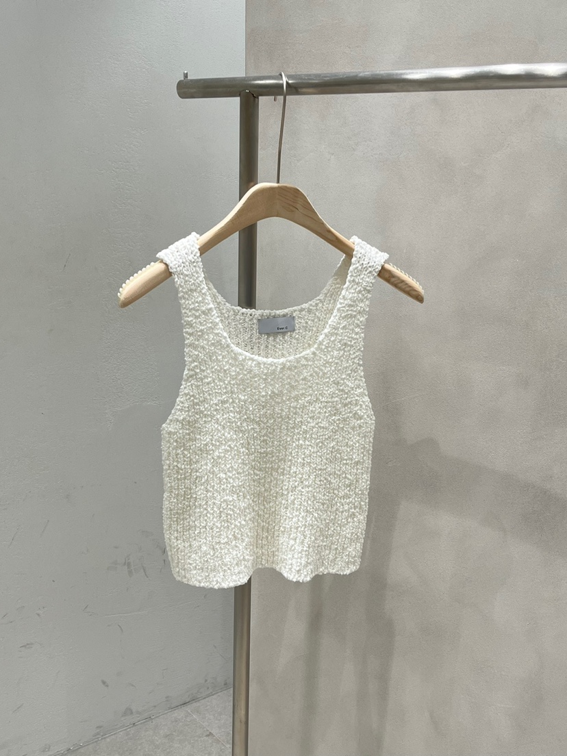 BLACK LABEL直郵韓國代購女裝新品24春夏熱賣時尚吊帶背心EVERCOMMERCE METICULOUSLY DESIGNED吊帶/背心