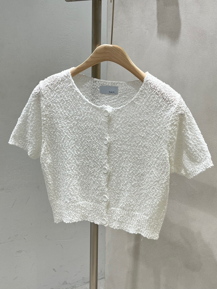 BLACK LABEL韓國直郵東大門代購女裝新品推薦24春夏針織衫EVERCOMMERCE METICULOUSLY DESIGNED針織衫圖色1