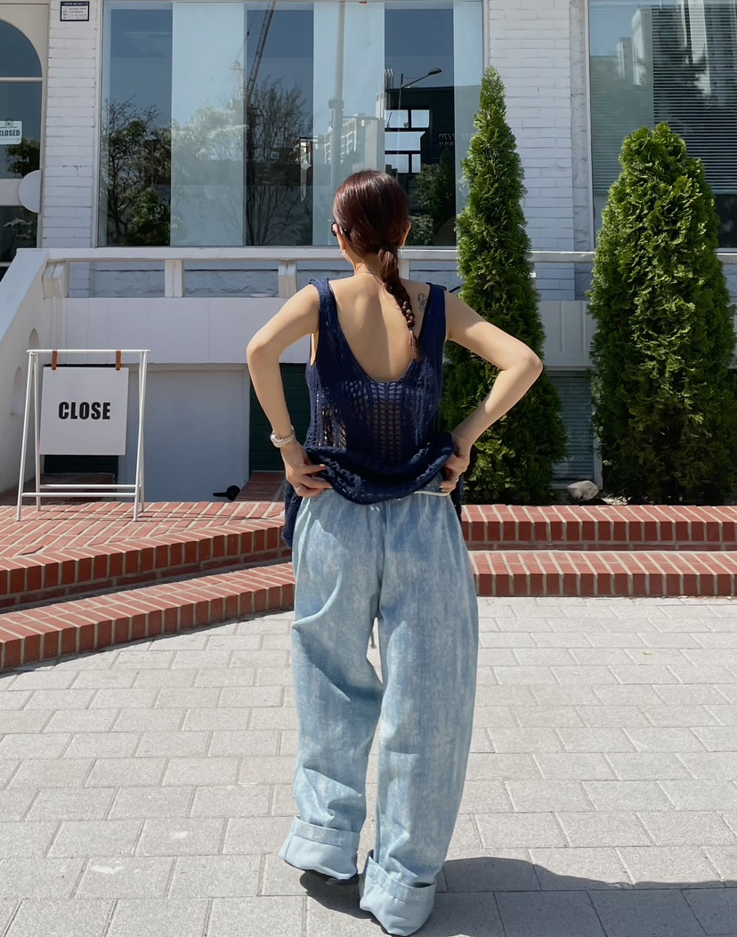 BYRING韓國直郵女裝新品熱賣職業真品人氣24春夏時尚針織衫BYRING針織衫
