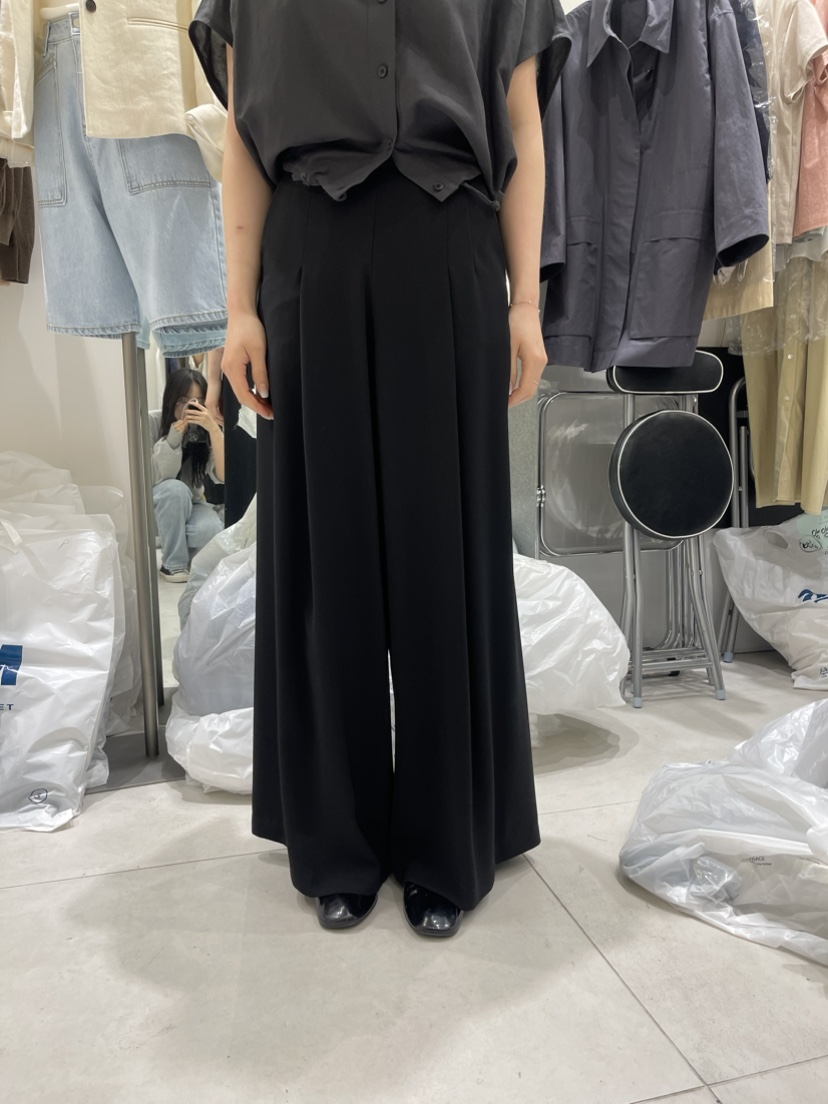 WOOD SAGE韓國直郵女裝新品職業熱賣24春夏人氣休閑休閑褲WOOD SAGE休閑褲圖色2