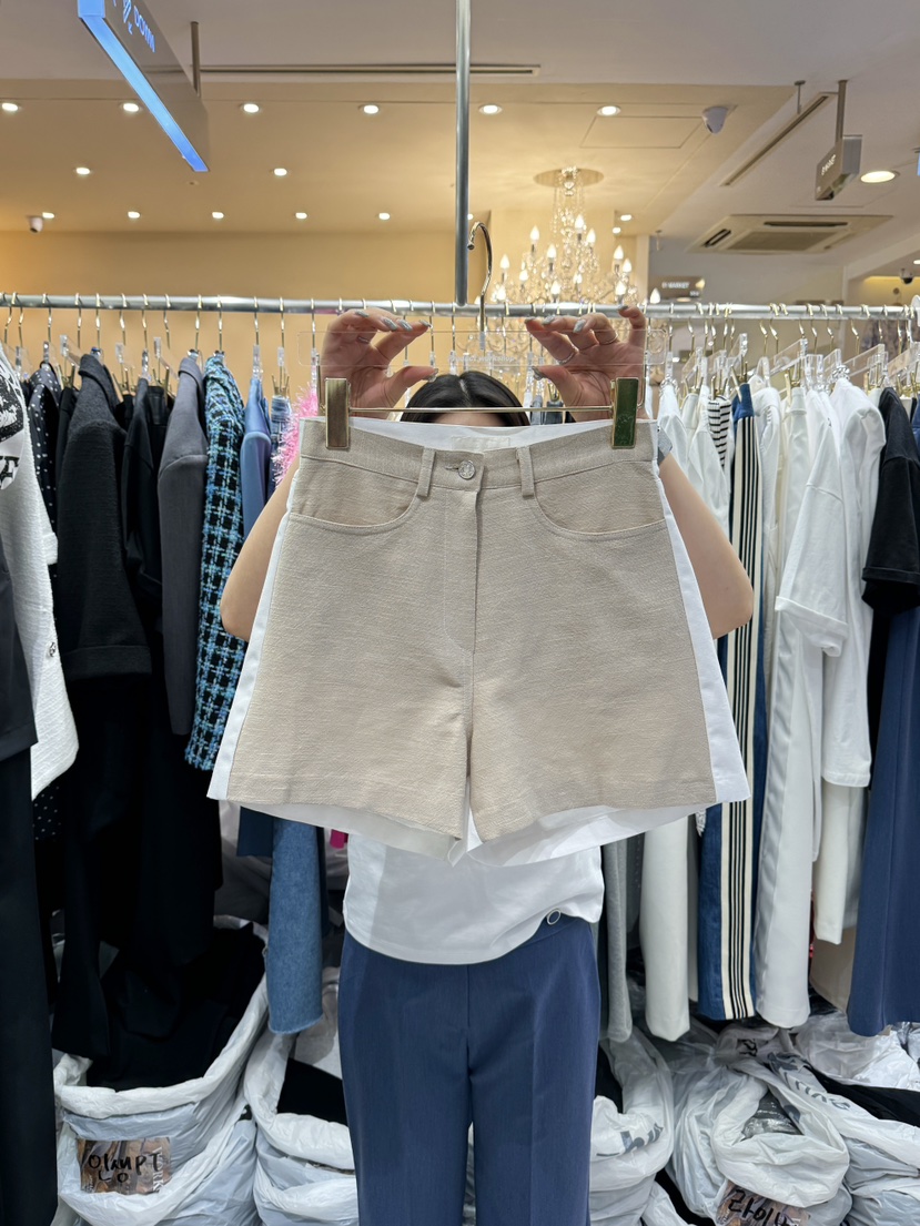 Workshop韓國直郵東大門實拍女裝新款時尚熱賣職業休閑短褲Work_shop短褲