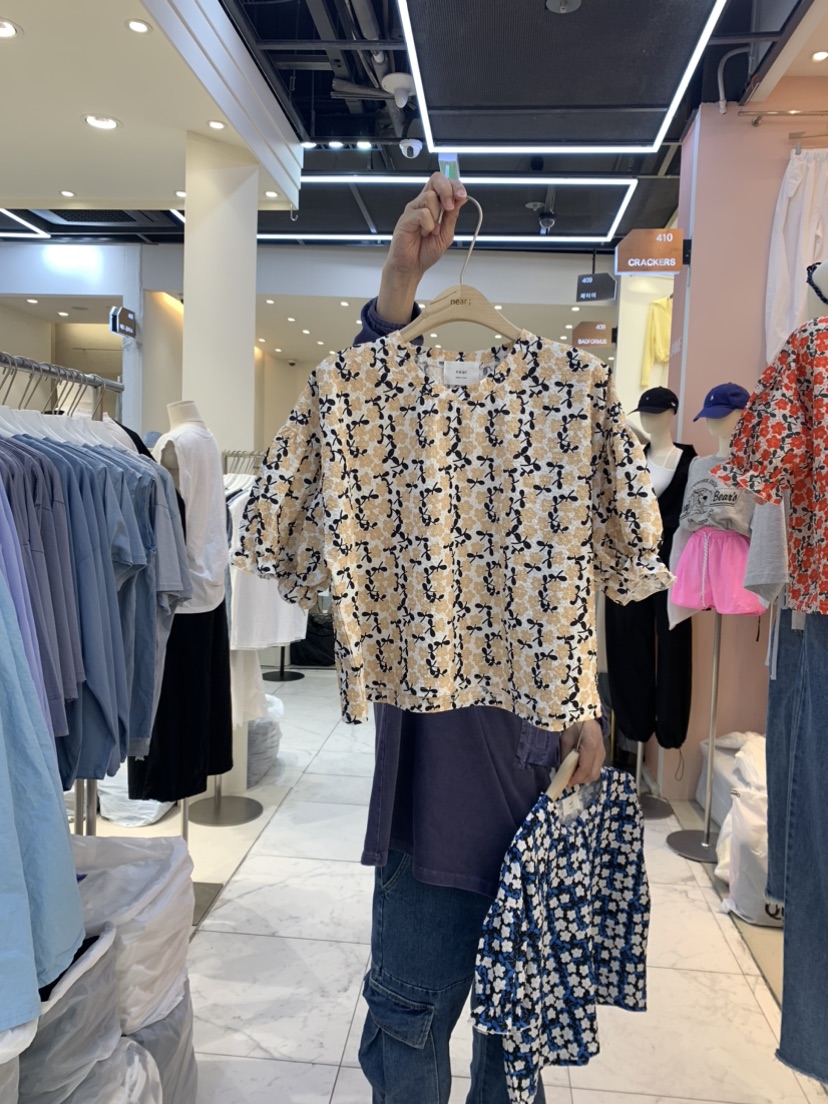 NEAR韓國直郵女裝新品24春夏熱賣時尚職業推薦襯衫蕾絲衫NEAR襯衫/蕾絲衫圖色2