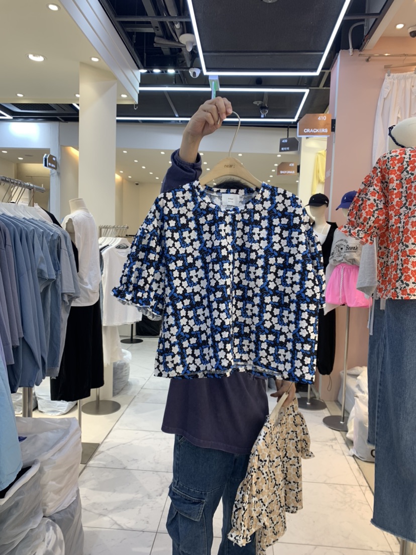 NEAR韓國直郵女裝新品24春夏熱賣時尚職業推薦襯衫蕾絲衫NEAR襯衫/蕾絲衫圖色3